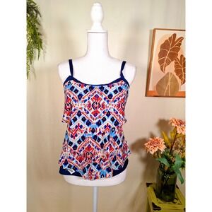 Alex Marie Women's Tankini Multi-Colored Size 10
